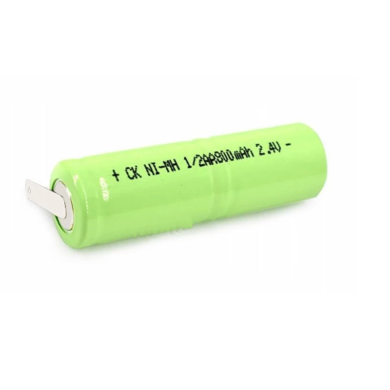 2.4V 1/2AA 800mAh 1/2 AA NIMH bateria do HK688 HK288 FS326 golarka do golenia