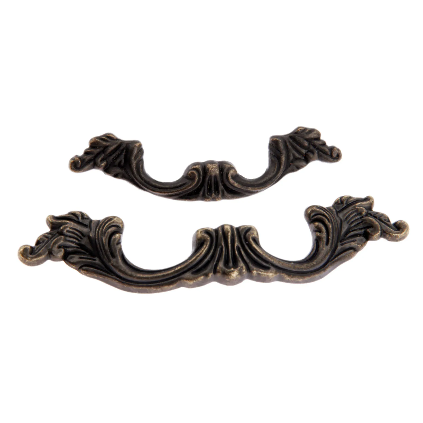 1set Retro Handle Vintage Antique Bronze Pull Europe Style 116mm/81mm Knob Cupboard Door Kitchen Cabinet Drawer Wood Jewelry Box