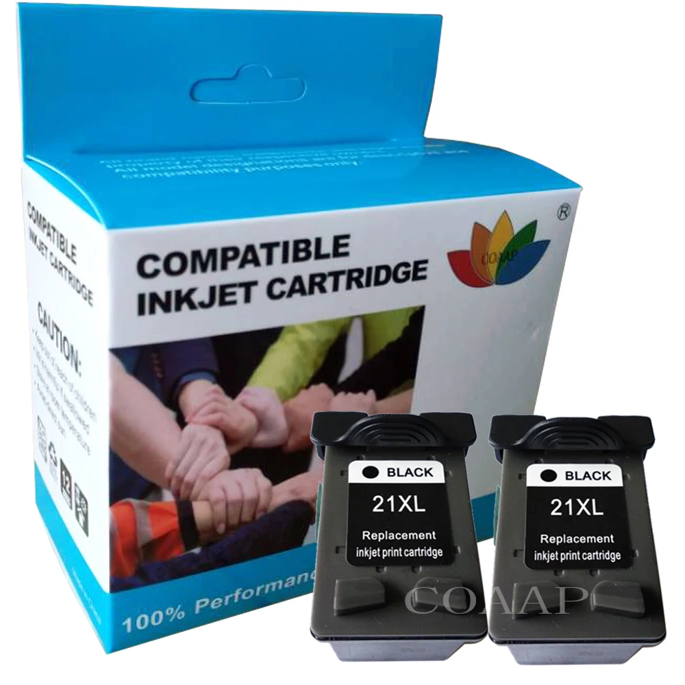 Compatible ink for HP 21 XL C9351A BLACK HP22 C9352A CLOUR INKJET CARTRIDGES HP Deskjet 3920 3940 D1360 D1460 D1470 D2430 D2460