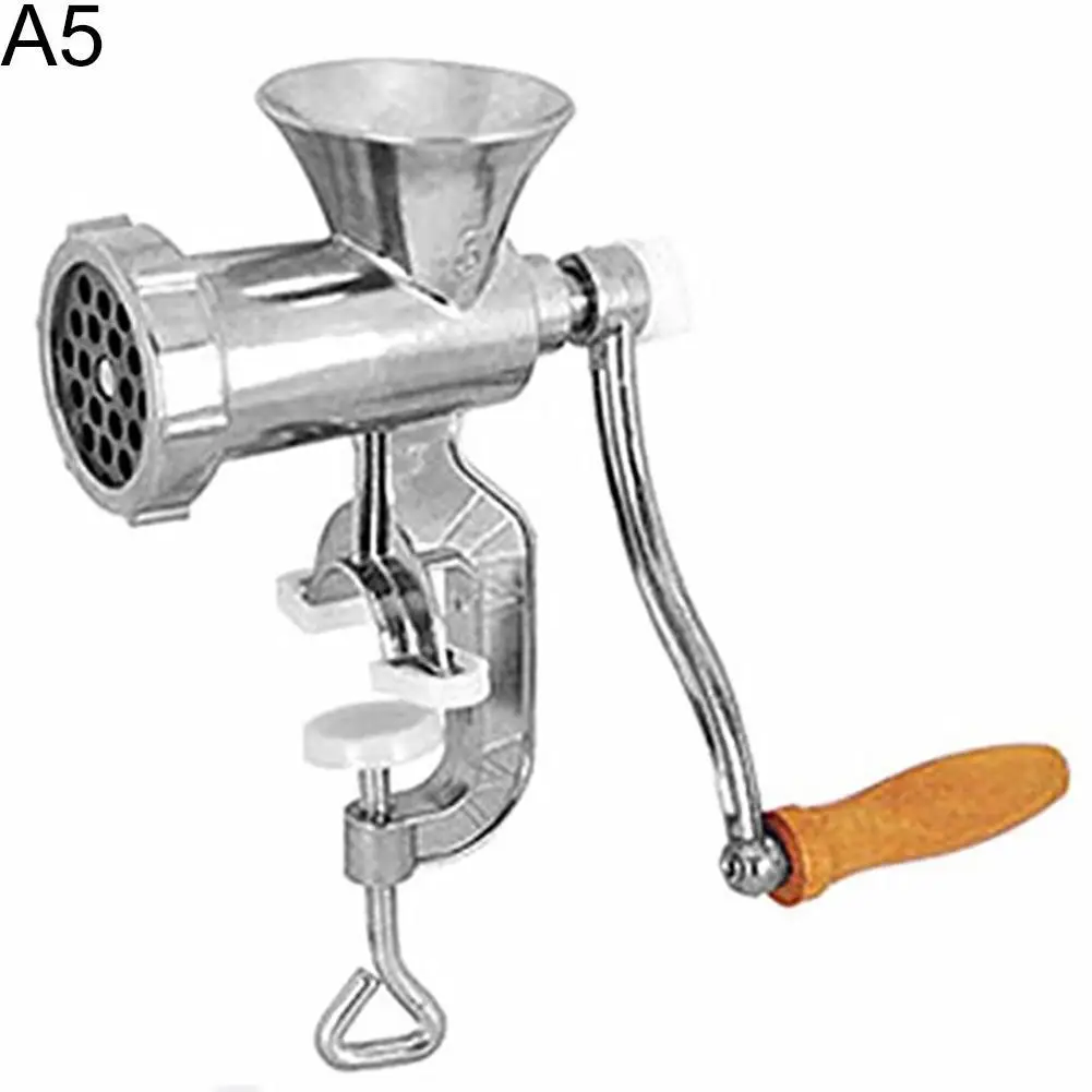 Kitchen Meat Grinder Manual Hand Multifunctional Sausage Mincer Clamp Aluminum Alloy Grind Meat Hot Pepper Radish sausage Maker