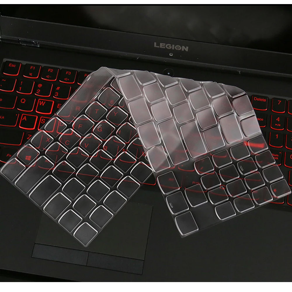 laptop Keyboard skin Cover clear for lenovo Y545 Y720 Y540 530 520 R720 15.6 size Y730 Y740 17.3 inch silicone anti-dust TPU