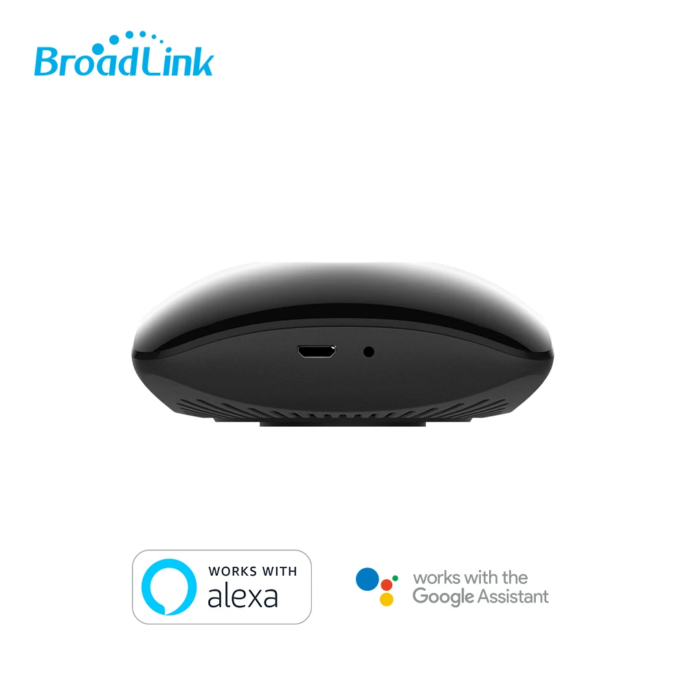 جهاز التحكم الصوتي عن بعد العالمي الذكي الجديد BroadLink RM4 Pro Wi-Fi مع Google Home وAlexa Smart Home HUB