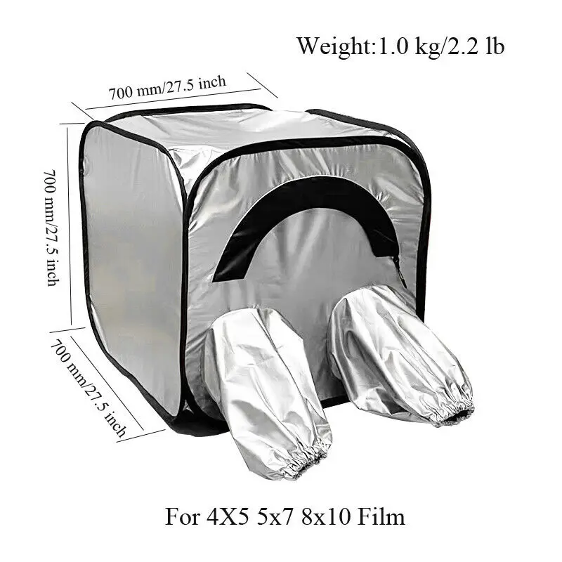 Imagem -04 - Proscope Darkroom 4x5 5x7 8x10 Grande Formato Câmera Filme Mudando Tenda Bolsa Rápido Dobrar Peso Leve