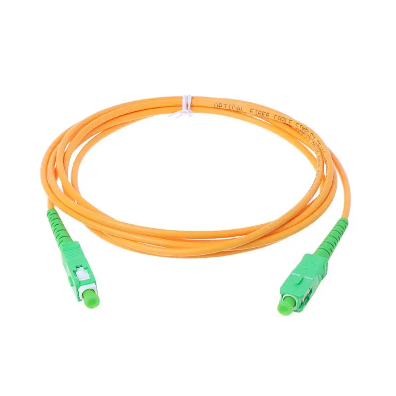 SC/APC-SC/APC-SM 3mm Fiber Optic Jumper Cable Single Mode Extension Patch Cord 63HF