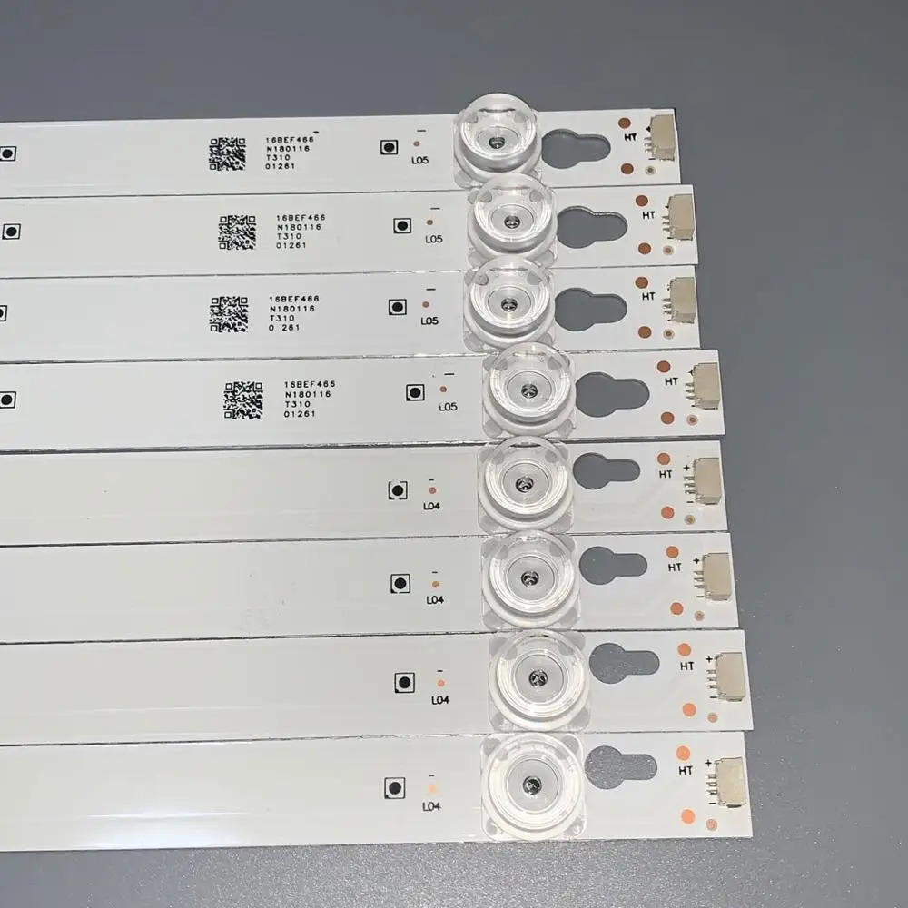 Hi Qualit 8Pcs Led Backlight Strip 4C-LB5504-FF01J TOT-55D2900 JL.D55051330-004ES-M JL.D55041330-004ES-M B55A658U 55U6700C