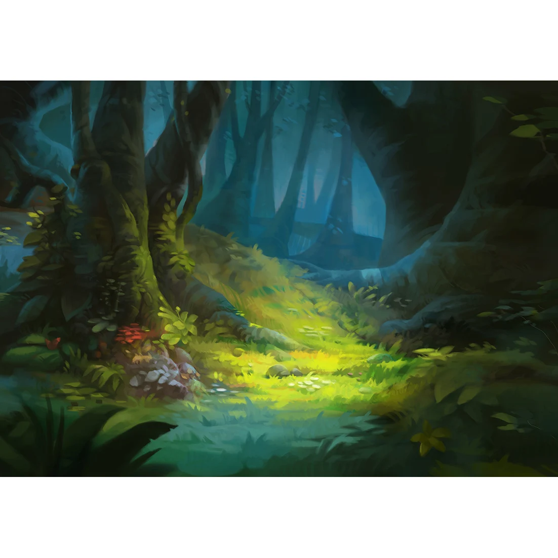 Archyway – toile de fond en vinyle avec arbre de la forêt magique, bannière de fête d'anniversaire, arrière-plan pour photos d'enfants et de bébés, accessoire de photographie