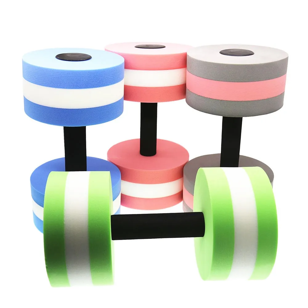 

Water Aerobic Exercise Foam Dumbbell Pool Resistance,Water Aqua Fitness Barbells Hand Bar Exercises Equipment (Set of 2)