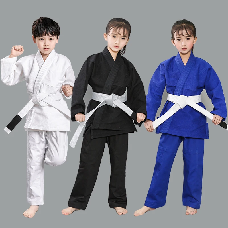 

Brazilian Jiu Jitsu Suit Bjj Gi Anti-wear Men Women Professional Training Children Adult Jiu-Jitsu Clothing Black Blue White