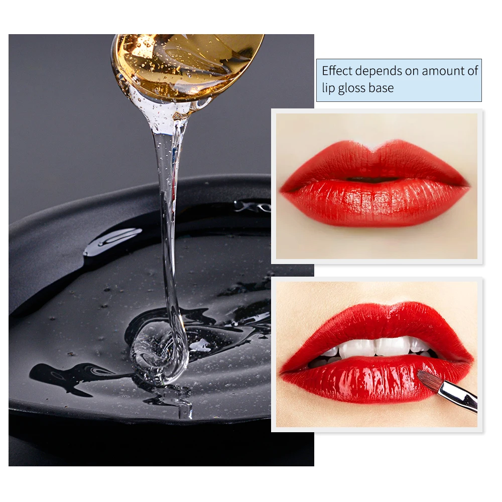 Lip Gloss Base Oil Clear  Non-Stick DIY Lipstick Raw Material Gel Non-Stick Moisturizing Base Handmade Lipstick Vegan 200ml