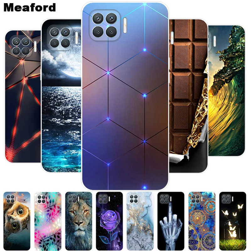 For OPPO Reno4 Lite Case Reno5 Lite Shockproof Soft silicone TPU Back Cover For OPPO Reno 5 4 Lite Phone Cases Case Cute Cartoon