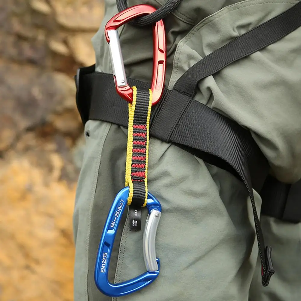 Climbing Professional Rock Climbing Quickdraw Sling Safety Lock Extenders Straighten Bent Carabiner Mountaineer Outdoor Protect