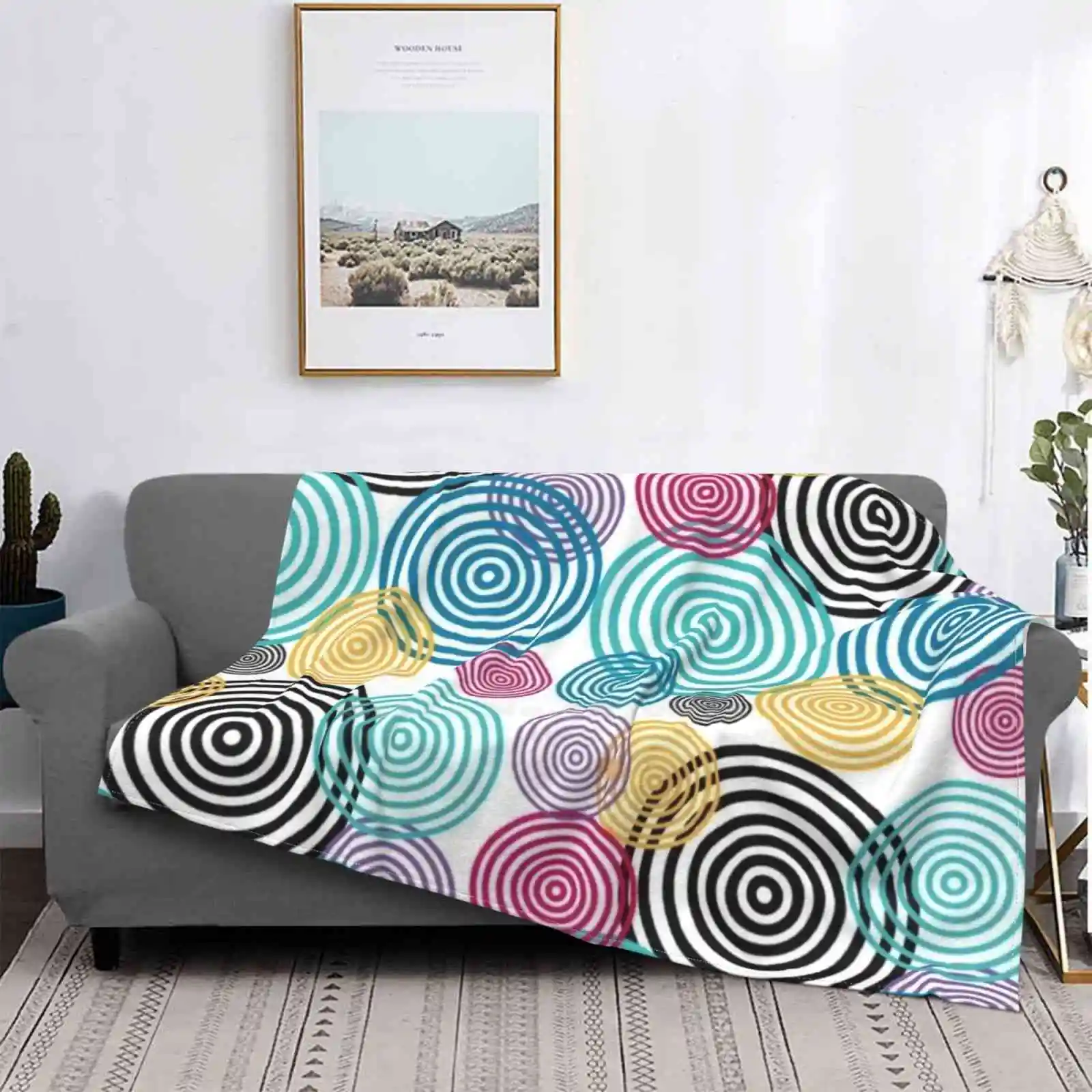 

Colored Circle Pattern Low Price New Print Novelty Fashion Soft Blanket Vibe Saying Quote Inspirational Summer Vsco Pinterest