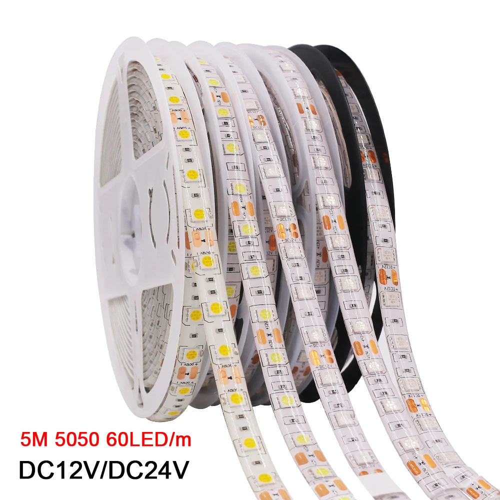 fita led flexivel impermeavel lights rgb strip compativel com rgbw cct luz branca quente iluminacao de decoracao 12v 24v 60led por m 5050 01