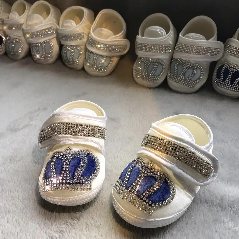 Dollbling Newborn Welcome Baby Infant Shoes  Pregnant Photography Prince Boy Angel Wing Crown Jewerly Baby Outfit Shoes