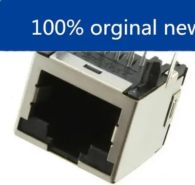 10pcs 100% orginal new in stock 1-406541-1 RJ45 8P8C network port without light 90 degree bent foot connector /