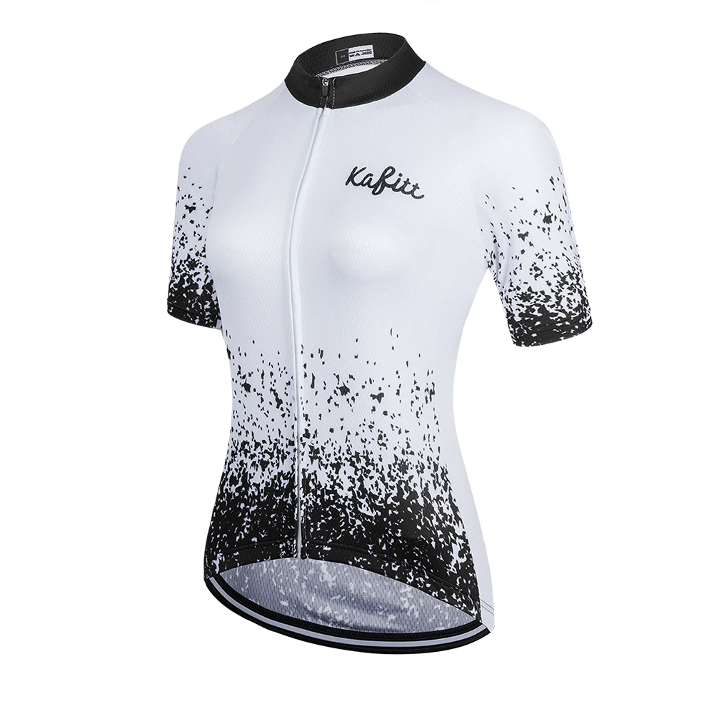 Female Cyclist Kafitt Cycling Clothes 2021 MTB Maillot Bike Shirt Downhill Jersey Pro Team Tricota Mountain Bicycle Clothing XS