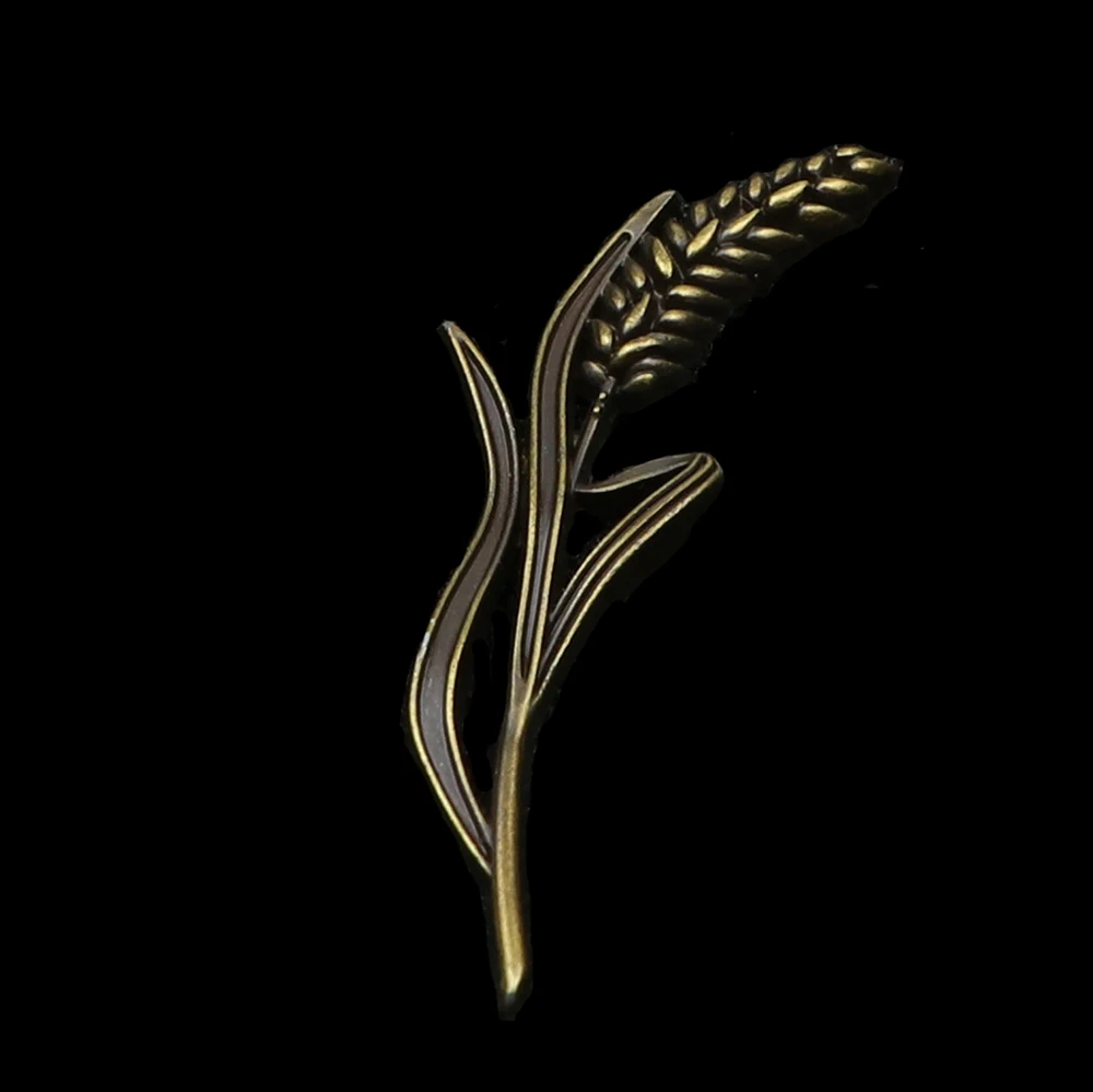 Men's Advanced Chic Brooches Leaf Cactus Corn Pin Suit Shawl Lapel Pins Uxedo Corsage Hat Shirt Collar Pin Party Daily Accessory