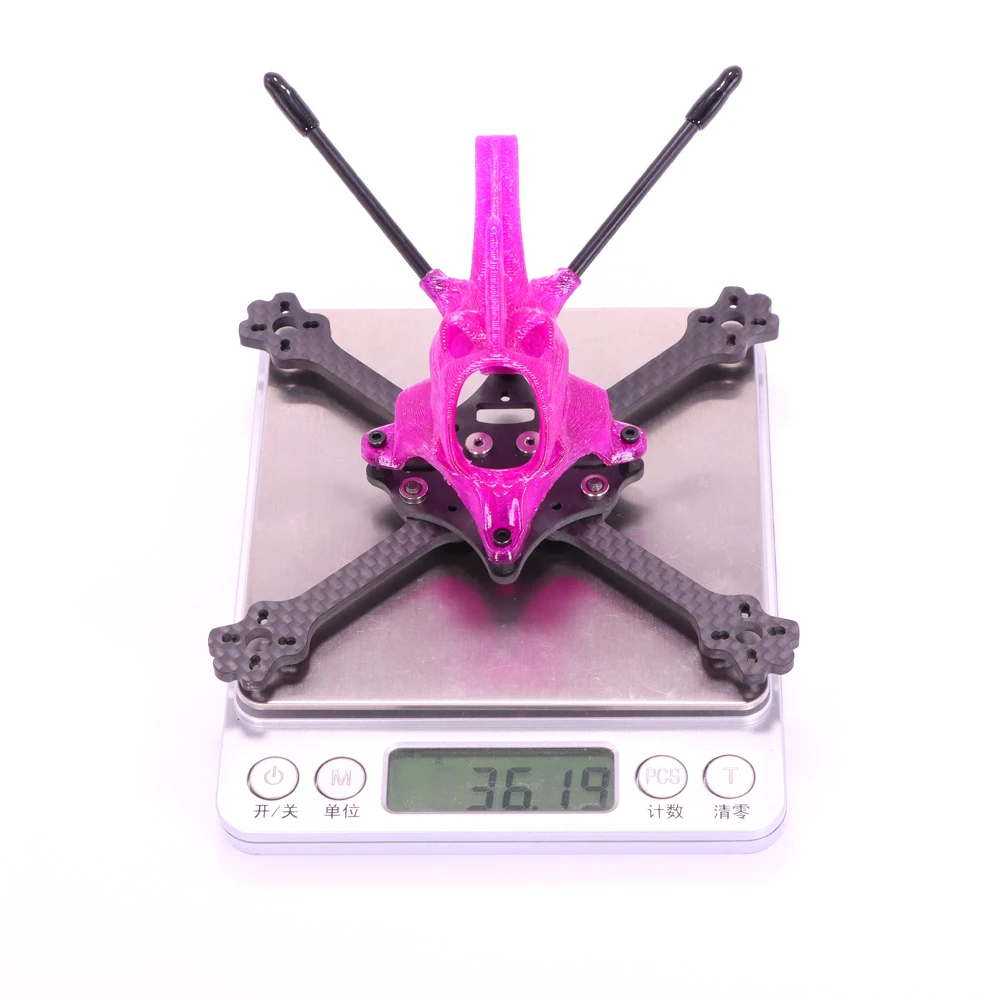 AlfaRC Beast-3 3inch FPV Frame Kit RC Drone FPV Racing Quadcopter Freestyle Support 1106 1204 1306 1408 1507 Brushless Motor