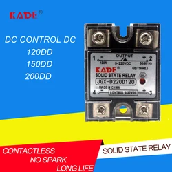 Jgx-120 DD / 150DD / 200DD DC controlled DC SSR single phase solid state relay with plastic dust cover