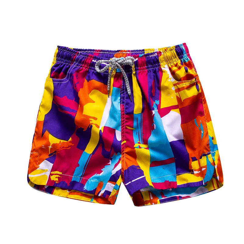 Fast-drying Men\'s Color Shorts Swimming Beach Shorts Flower Surfboard Shorts Swimming boardshorts beach men Women Board shorts