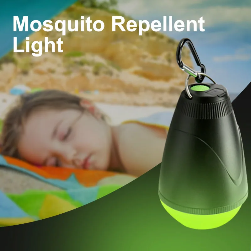 Mosquito Repellent Light Remote Control Camping Lamp 18650 USB Rechargeable Portable Emergency Night Fishing Tent Bulb Lantern