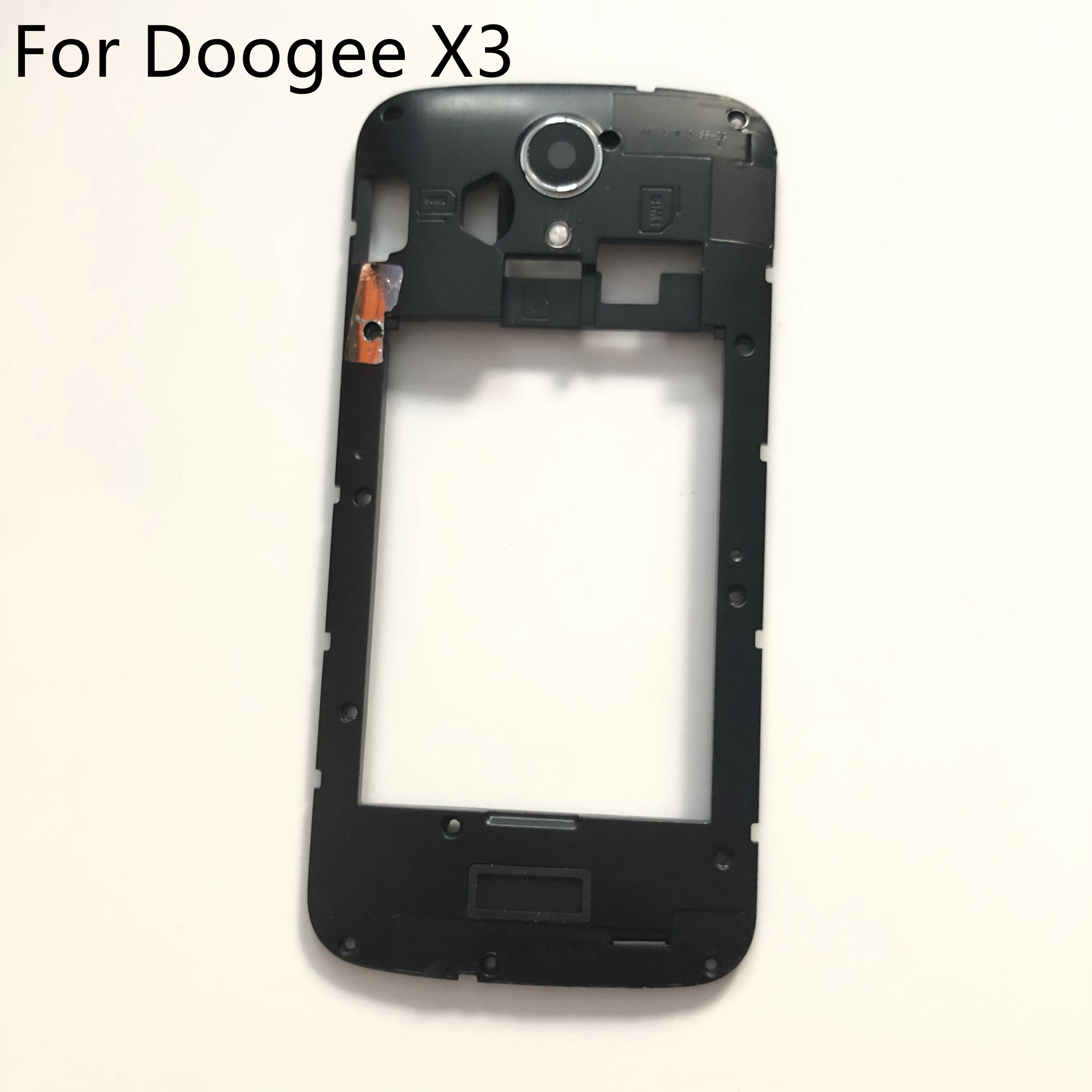 Back Frame Shell Case + Camera Glass Lens For DOOGEE X3 MT6580 Quad Core 4.5 inch 854 x 480 Smartphone