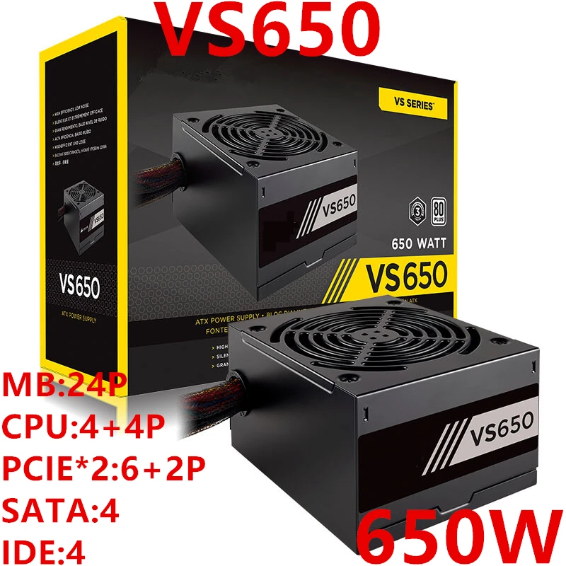 New Original PSU For Corsair 450W 550W 650W Power Supply VS450 VS550 VS650