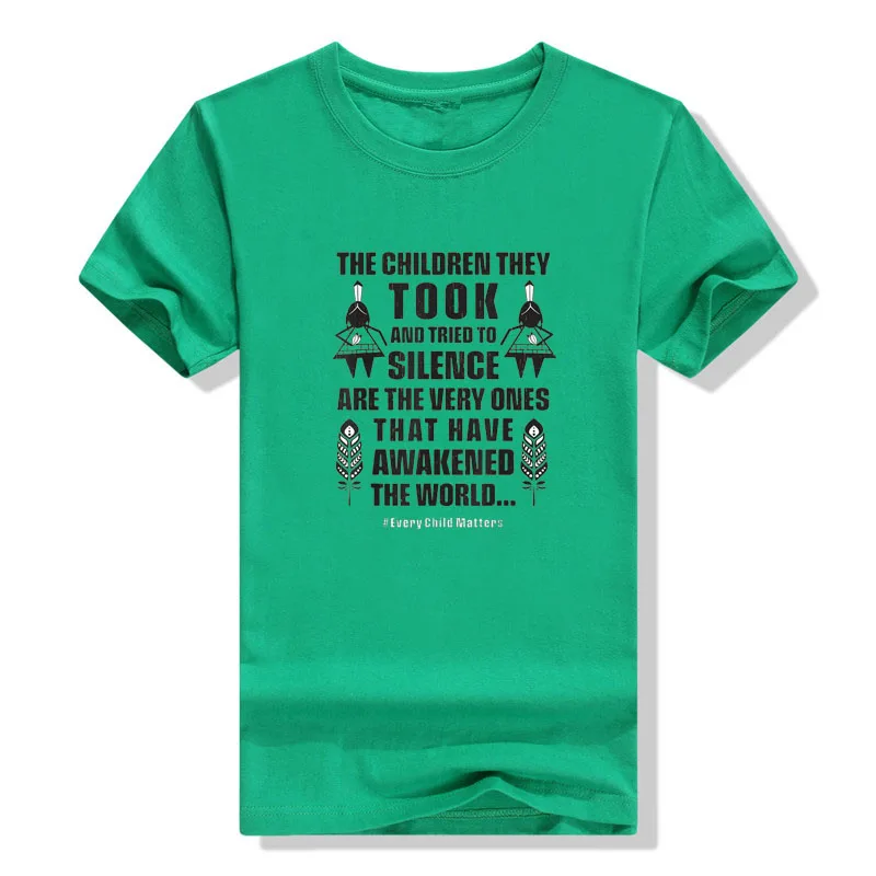 Every Child Matters - The Children They Took Have Awakened T-Shirt Graphic Tee Shirts Tops