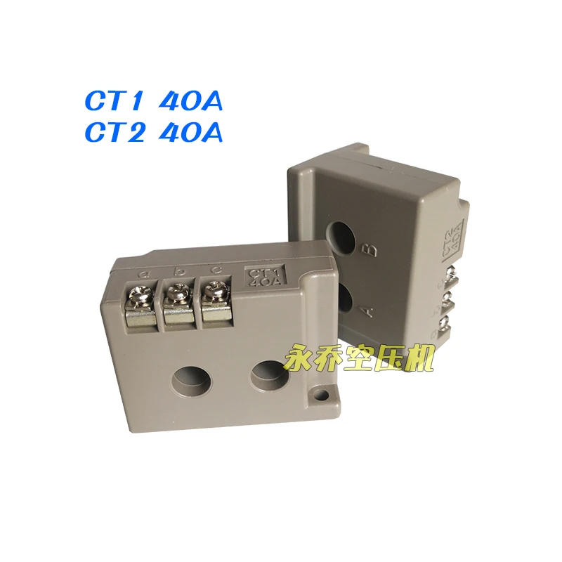 Compressor de ar parafuso, transformador de corrente eletromecânica ct1 40a 200a 400a ct2 40a