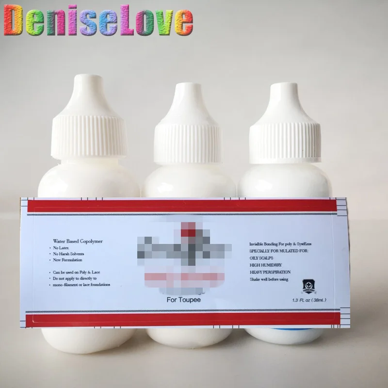 hair glue for lace front wig lace glue customer logo lace front glue lable wig glue bold hold adhesive 38ml glue edge control