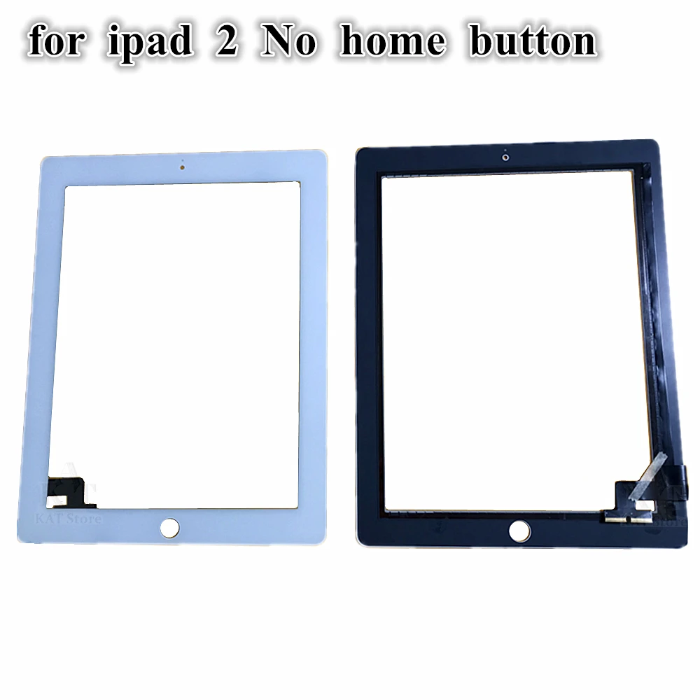 1Pcs 9.7 "Touch Screen Voor Ipad 2 A1395 A1396 Front Touch Screen Digitizer Sensor Glass Panel Frame Bezel voor Ipad 3 A1416 A1430