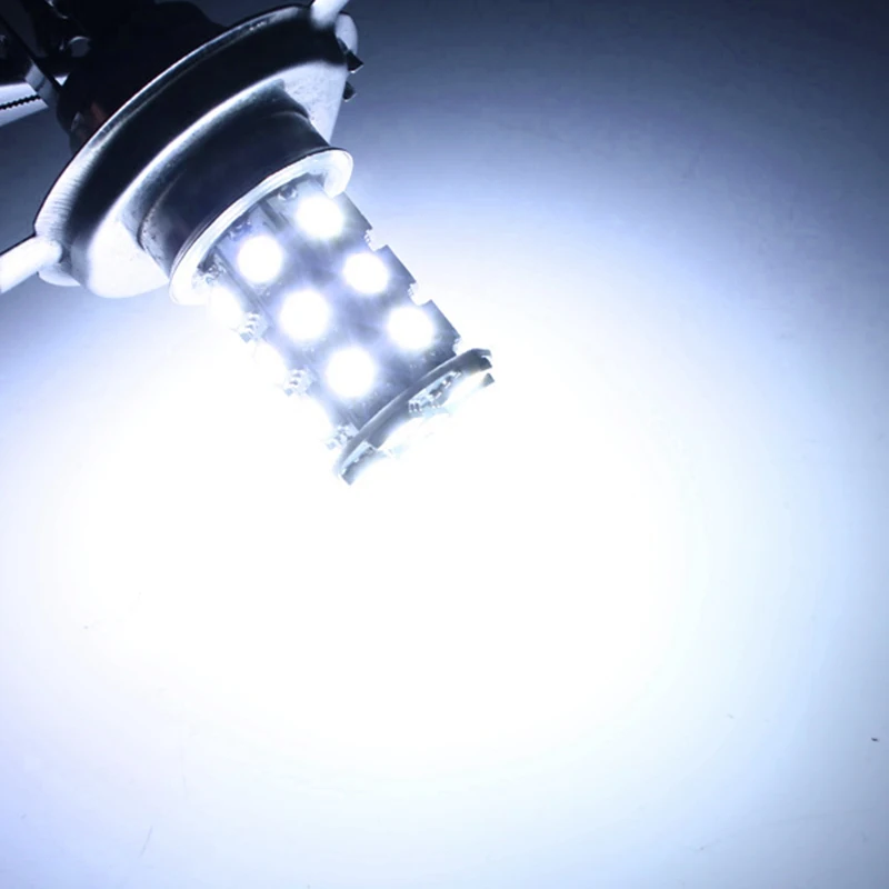 DC12V reflektor biały 9003 5050 27-SMD LED żarówki światło przeciwmgłowe i do jazdy dziennej wysokie/niskie światło głowy wsparcie Dropshipping