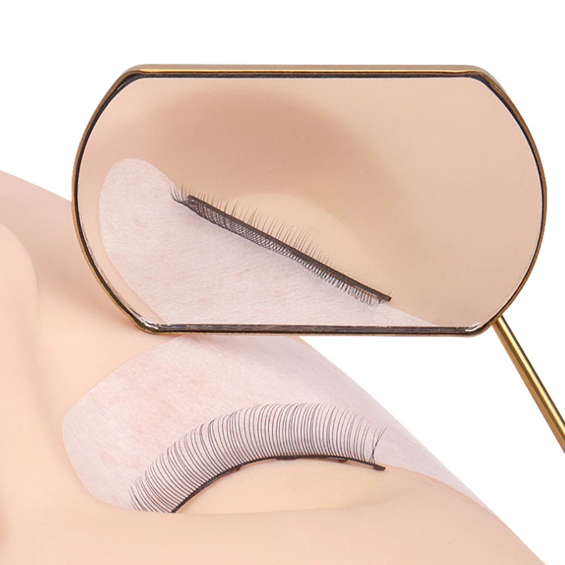 1 قطعة لاش مرآة رمش التفتيش مرآة لاش تمديد لوازم مقبض من الفولاذ المقاوم للصدأ الجمال ماكياج أداة لاش تحقق مرآة