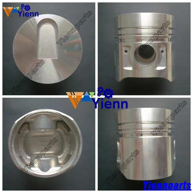 FOR Mitsubishi S3E S4E S6E Piston With Pin and Clips For Mitsubishi S3E S4E S6E  Diesel Engine Repair parts