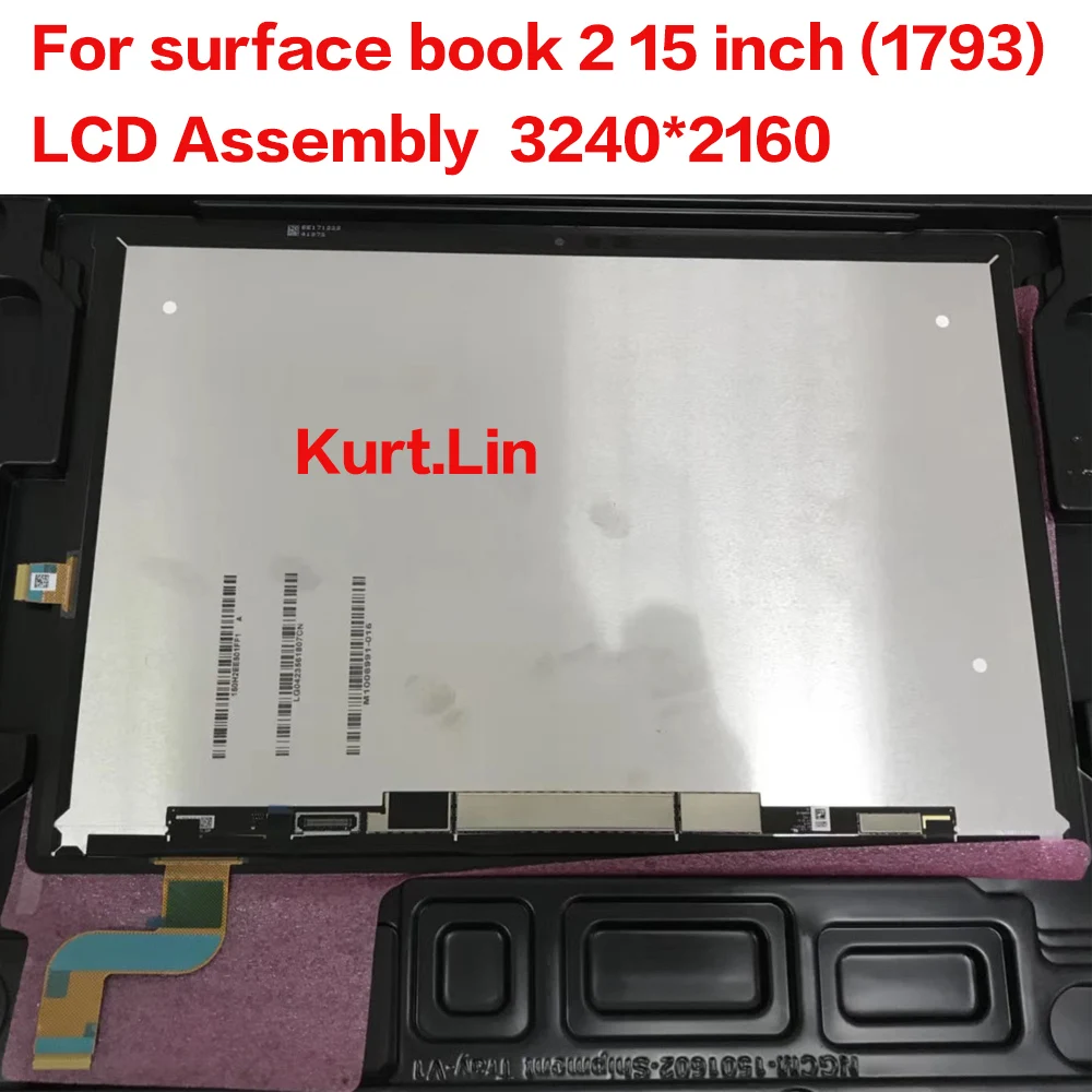 

ЖК-дисплей M1006991 для Microsoft Surface book 2 (15 дюймов), 1793 дюйма, ЖК-дисплей с сенсорным экраном и дигитайзером в сборе