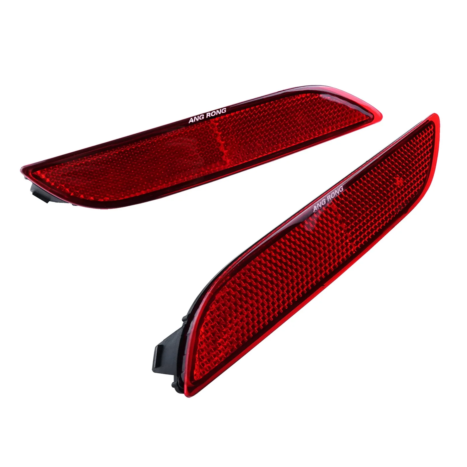 2x For Toyota Camry 2018+ Red Lens Rear Bumper Reflector  No Bulb