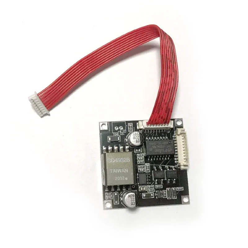 Smart POE CCTV module PCB board 48V input Power Over Ethernet 12V output IEEE802.3af/at for ip camera with POE cable