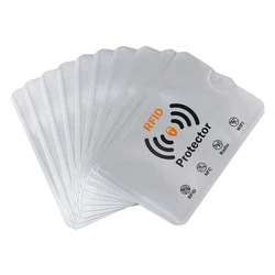 10PCS Anti Diebstahl für RFID Kreditkarte Schutz Blockieren Karteninhaber Hülse Haut Fall Abdeckungen Schutz Bank Karte Fall Neue heiße