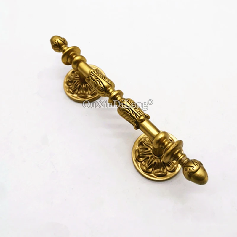 

Ретро 2 шт., твердая латунь, антикварная мебель, ручки, ручки для ящиков, шкаф, шкаф, комод, дверные ручки