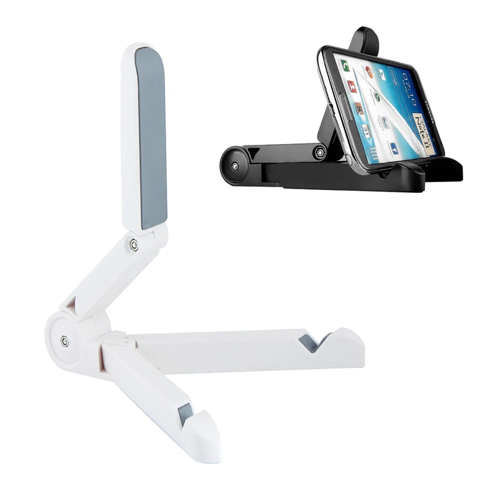 Foldable Tablet Stand Support Adjustable Desktop Mount for iPad iPhone Samsung Phone Holder Tripod Table Desk Plastic Bracket