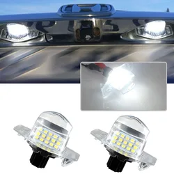 2PCS Error Free LED Number License Plate Light For Honda CRV 2008 Jazz Fit Crosstour FR-V/Edix HR-V Insight Odyssey Stream