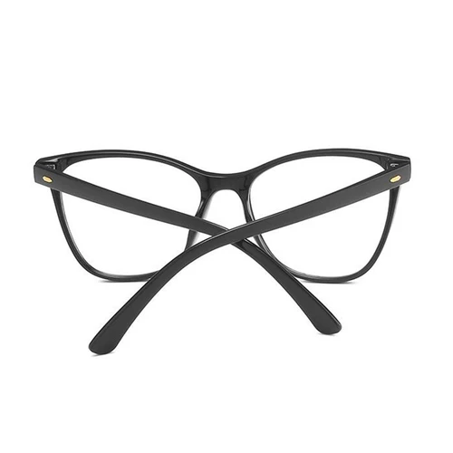 Imagen 2 del producto Montura de uñas de arroz, gafas graduadas de ojo de gato antiluz azul para miopía, gafas ópticas TR90 de 0-0,5-0,75 a-6,0