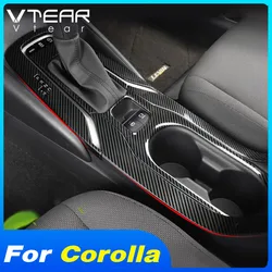 Vtear Central Control Cover Gear Trim Interior Cup Holder Frame Decoration Car Accessories Parts For Toyota Corolla Sedan 2023