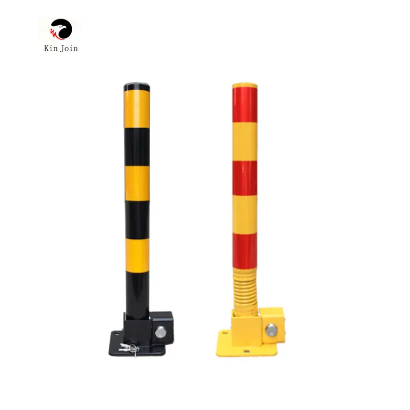 KinJoin Parking Lock Pillar With Spring And Lock/ Car Barrier Lock Private Territory Maintenance Protect Parking