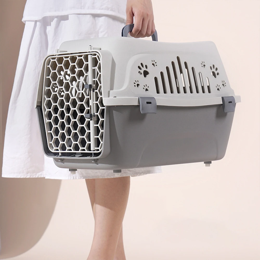 

Cat Carrier Box For Small Dogs Travel Breathable Carrier Crate Airline Approved Portable Durable Kitten Puppy Rabbit Pet Cage