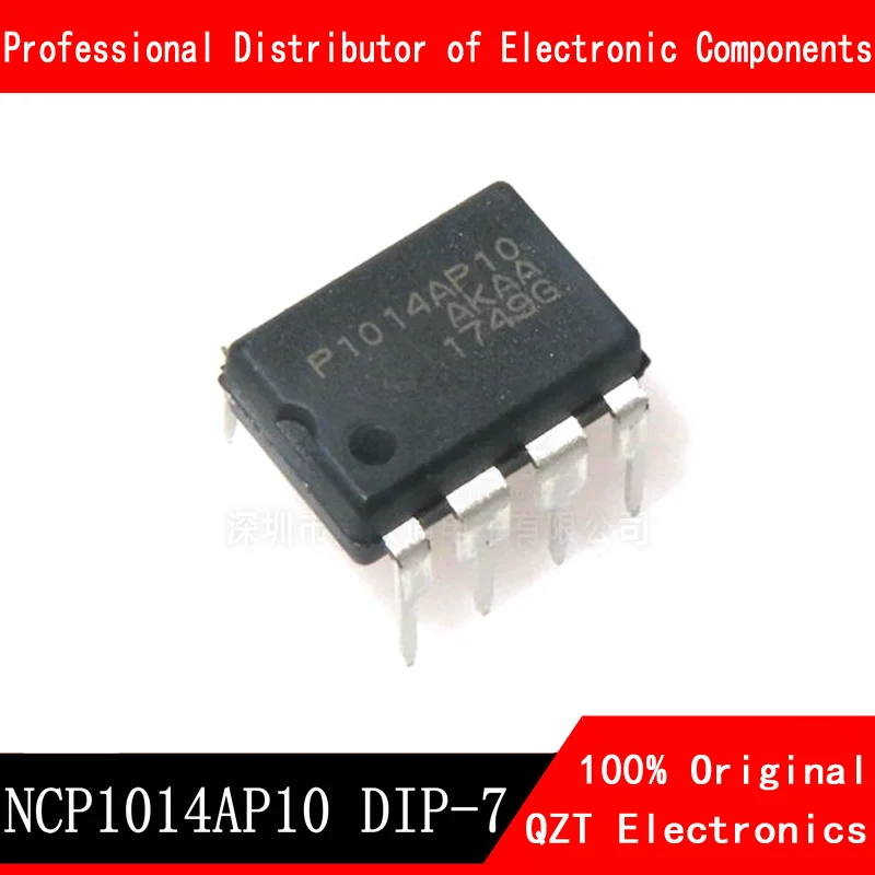 10pcs/lot P1014AP10 NCP1014AP10 NCP1014AP100G DIP-7 LCD power chip new original In Stock