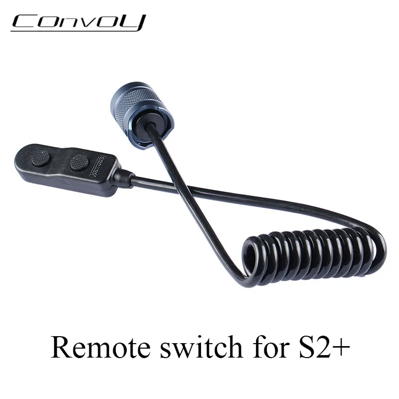 Convoy Remote Switch for Convoy New S2 Plus Flashlight Tail Switch 40-85cm Scalable Switch Original