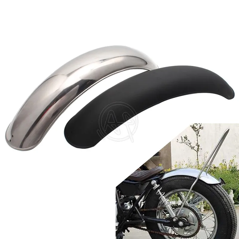 Motorcycle Retro Rear Motorcycle Chrome Metal Fender Mudguard Cover for Vintage Harley Bobber