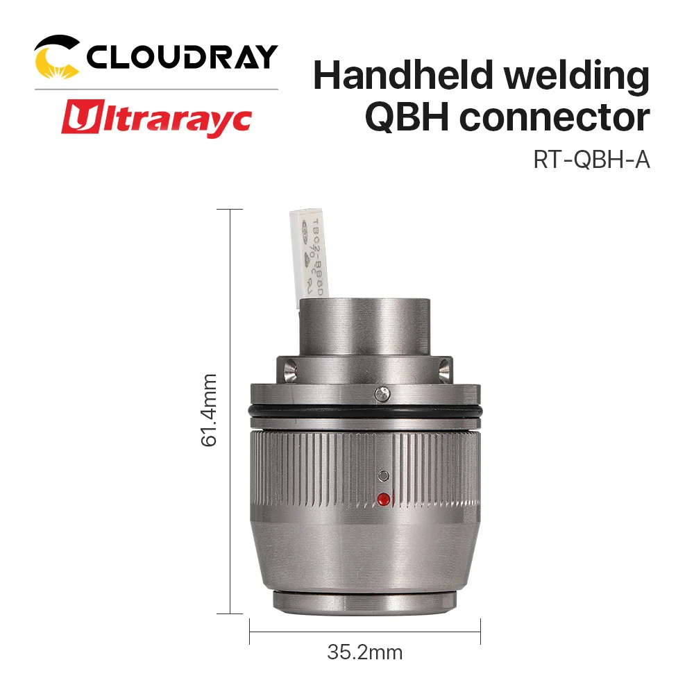 Ultrarayc QBH موصل ل يده لحام رئيس 0-6KW Raycus الليزر Dia35.2mm ارتفاع 61.4 مللي متر