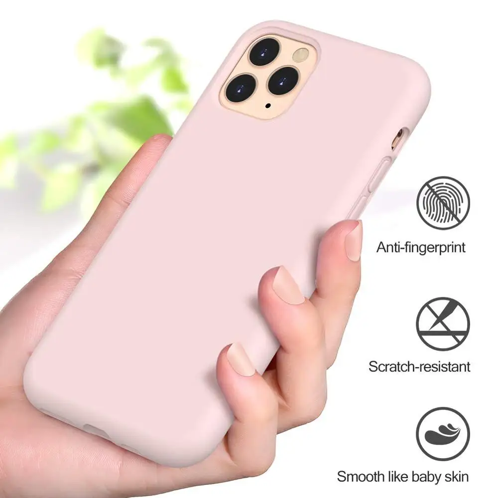 Original Liquid Silicone Luxury Case For Apple iPhone 11 12 13 14 Pro Max mini 7 8 6 Plus XR X XS MAX 5 SE Shockproof Case Cover